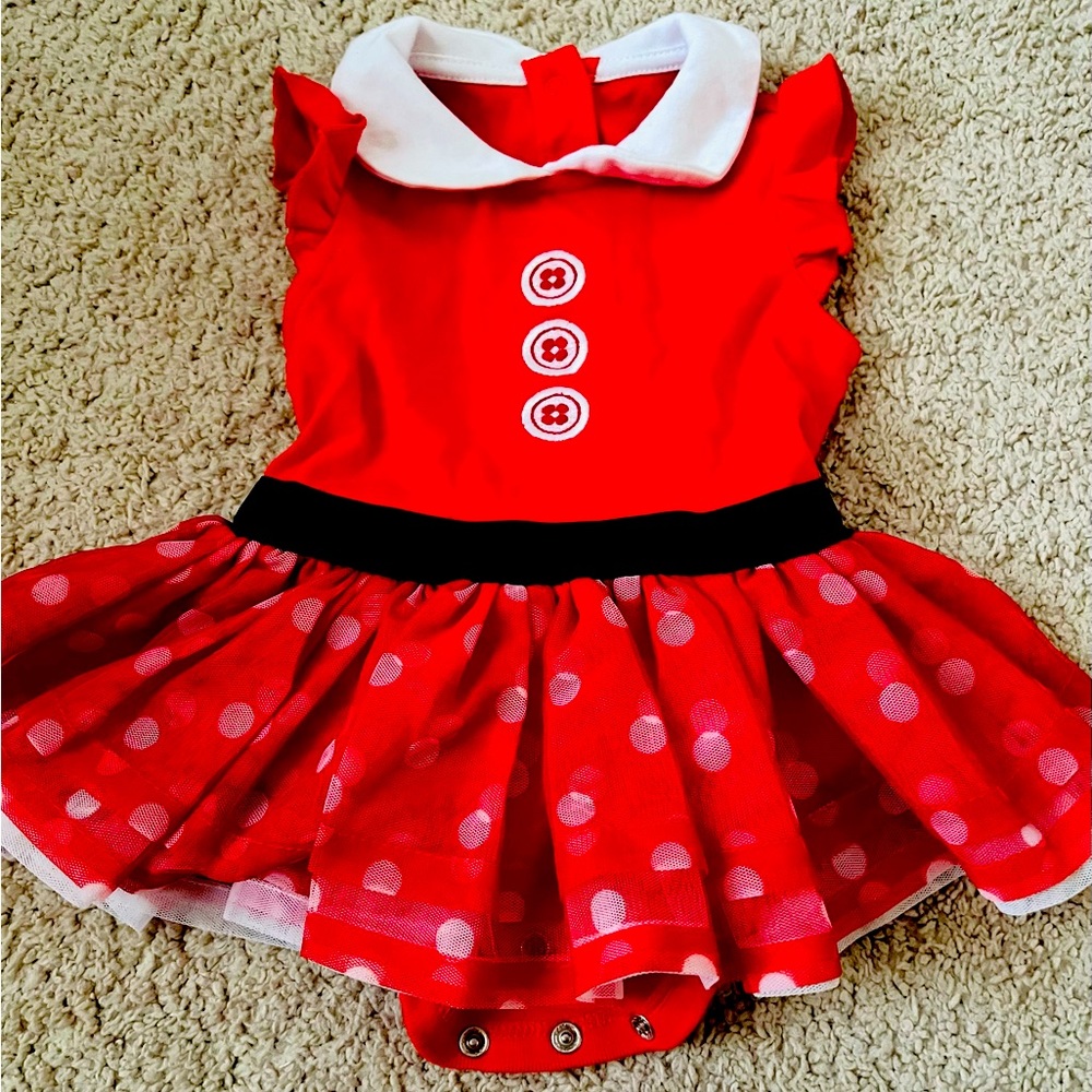 Baby girl Disney tutu Minnie Mouse onesie